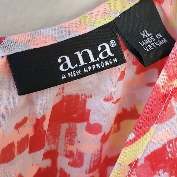 ANA soft flowy watercolor tank top size‎ XL - Picture 4 of 5